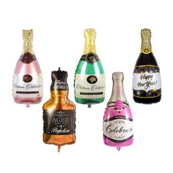 1pza Globo grande en forma de botella, variedad de diseños / hw-062-xn-1 / a0395