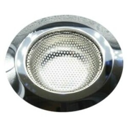 1pza Filtro colador metálico redondo para lavabo 11.5cm / ysj-5001