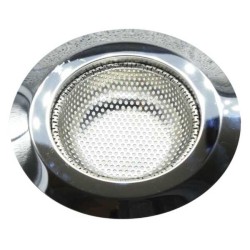 1pza Filtro colador metálico redondo para lavabo 11.5cm / ysj-5001