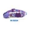 Collar ajustable para mascota con diseño estampado y cascabel, variedad de modelos