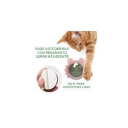 Juguete giratorio con catnip para mascota, variedad de colores / mas.16