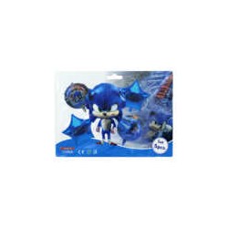 Set 5 globos metálicos con diseño de sonic / zhsq-27 / li-11