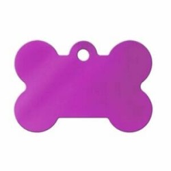 1pza Placa para perro en forma de hueso, variedad de colores jr1098