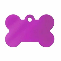 1pza Placa para perro en forma de hueso, variedad de colores jr1098