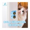 Juguete ele-gate en forma de gato con doble bola giratoria de catnip para gatos, variedad de colores / mas.16.4
