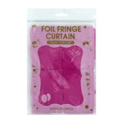 Cortina foil fringe curtain tipo cuadrada lisa, variedad de colores / color your party / ml-272