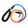 Correa grande para mascotas arcoíris y mango de goma espuma de 10mm y 120cm de largo / mas.04.14
