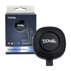 Claxon touch recargable para bicicleta, variedad de colores / vot-y06