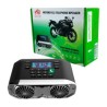Altavoz / alarma eléctrica para motocicleta con teclado numérico para llamadas, pantalla digital y control de baterías / heng li