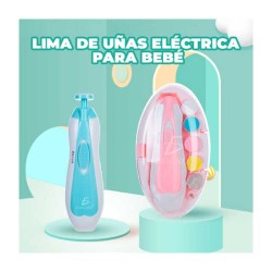 Lima eléctrica 8 en 1 para uñas de bebé, variedad de colores