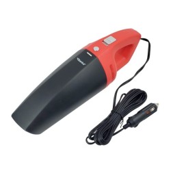 Aspiradora eléctrica manual multifuncional para automóvil con cable de alimentación y 3 accesorios para limpieza 12v y potencia 