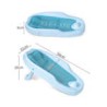 Bañera para bebe rectangular con soporte y base de silicona suave, variedad de colores / hog.170