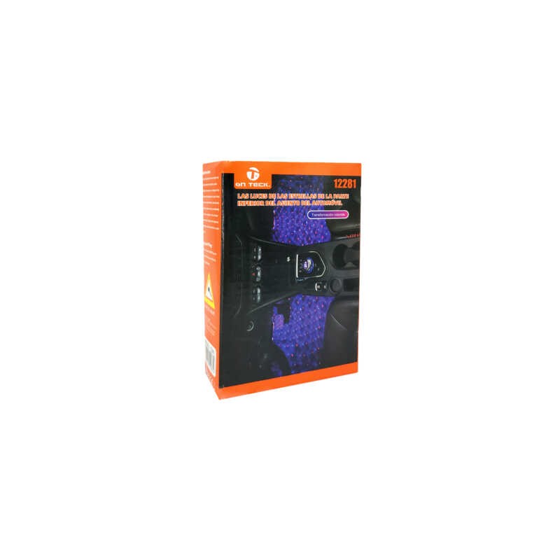 Serie de 4 perlas adhesivas con luz led para la parte inferior del coche con interfaz usb 5v / on teck / 12281