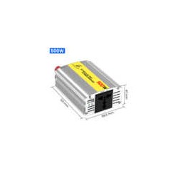 Inversor de corriente con cargador ups 12vdc / 110vac con potencia de 500w