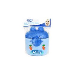 Dispensador / contenedor de formula-leche en polvo con diseño de cangrejo con figuras + cuchara para bebés / baby nursing series