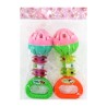 Paquete con 2 sonajas de plástico para bebé, variedad de colores / 2109