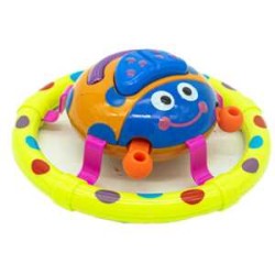 Juguete interactivo en forma de mariquita / catarina con luz y sonido para bebé / ladybug baby / cy1013-5
