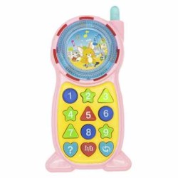 Teléfono interactivo de juguete con luz y sonido para bebé / 0938-2