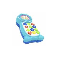 Teléfono interactivo de juguete con luz y sonido para bebé / 0938-2