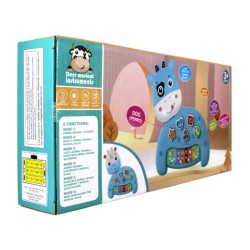 Piano interactivo de juguete para bebes en forma de jirafa con luz, sonido y 6 modos funcionales, variedad de diseños / sd9962