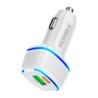 Cargador para carro automóvil moreka de 45w con puerto tipo c y entrada usb / pd25w+qc3.0 20w / cp009