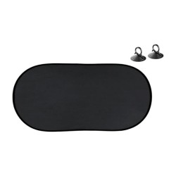 Cubre parabrisas parasol plegable liso tipo malla para automóvil, 50x100cm / 16773