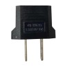 1pza Clavija convertidor adaptador europeo a americano 2.5/250v 10a / 41-13619 / X240 / 10893 / zjt-8104