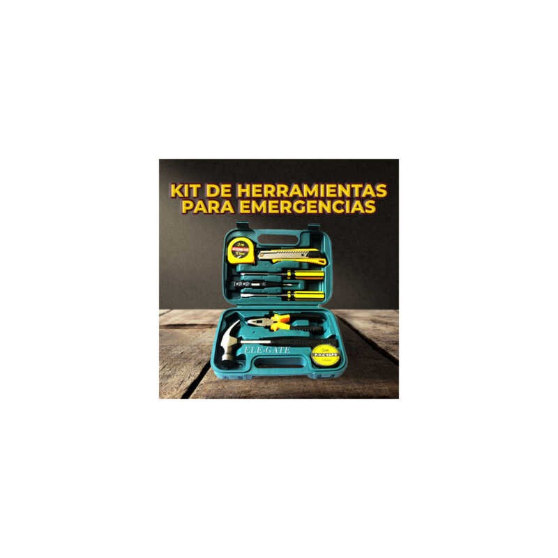 Estuche de plástico para almacenamiento de herramientas de reparación profesional