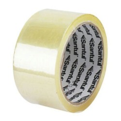 1pza Cinta adhesiva transparente santul 40mx48mm / 5703