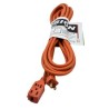 Extensión eléctrica duplex naranja para uso rudo y domestico con longitud de 5 metros / 133