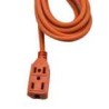 Extensión eléctrica duplex naranja para uso rudo y domestico con longitud de 5 metros / 133