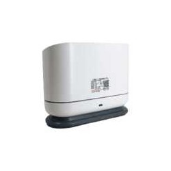 Humidificador ovalado con mini figura de flama fuego, temporizador y luces led / aroma diffuser / jsq139