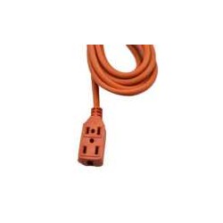 Extensión duplex naranja para uso rudo de 3 metros / 134