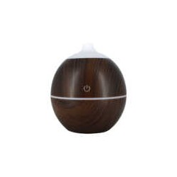 Humidificador redondo con diseño tipo madera y capacidad para 130ml, variedad de diseños y colores / jsq139 / jsq137