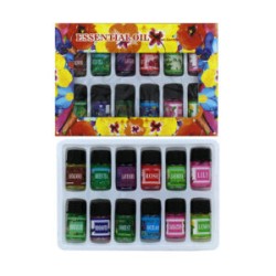 Set con 12 esencias aromatizantes de aceite para humidificador, variedad de aromas / zh89