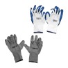 Par de guantes de poliéster con recubrimiento de látex, variedad de colores / size:10 / t088a