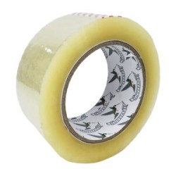1pza Cinta transparente luvitape para empaque 48mm