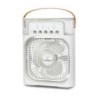 Mini ventilador aire acondicionado usb con función de humidificador, luz y capacidad para 600ml / clr.64