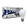 Paquete de 5 focos ahorradores con super led de luz fria 10w / dl10w