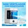 Mini ventilador aire acondicionado usb con función de humidificador / clr.59