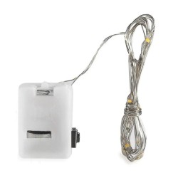 Tira led calida de alambre de cobre 1m para decoración / tyn-201 / tyn-201y