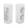 Ventilador doble tipo torre con 3 velocidades, lámpara y aire acondicionado / spray cool fan / pd-fc-05