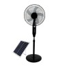 Ventilador de pedestal con 5 aspas y panel solar / lu5506