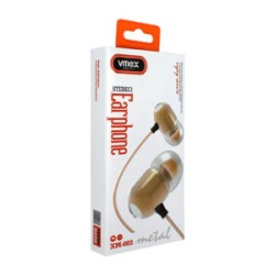 Auriculares audífonos vmex stereo metálicos, variedad de colores / xm-003