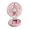 Ventilador plegable portátil con 3 velocidades + pila recargable y cable de carga, variedad de colores / jk-f665