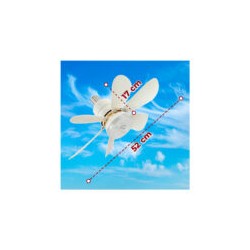 Lampara led de techo con ventilador y control remoto / led.73