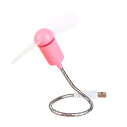 Ventilador usb flexible y portátil con hojas suaves, 28cm, variedad de colores / usb fan / hw-901