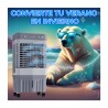 Ventilador con tres niveles de potencia con enfriador mediante agua / clr.69