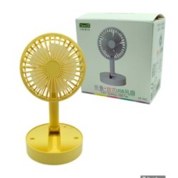 Mini ventilador redondo plegable con base para escritorio, variedad de colores / dd 5582