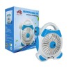 Ventilador redondo multifuncional heng lian con asa agarradera y lámpara led, variedad de colores / hl-ven3605r